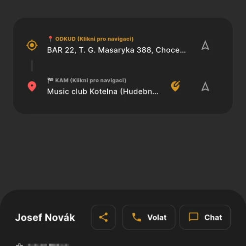 taXi-LP aplikace